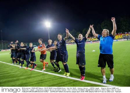 July 21, 2015 - Vilnius, Litauen - 150721 Laget Zalgiris Vilnius VMFD and Malmö FF - Quali - Champions League den 21 juli 2015 i Vilnius. .Foto: LUDVIG THUNMAN BILDBYRAN kod LT 35107 News - July 21, 2015  - ZUMAb138