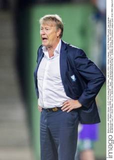 July 21, 2015 - Vilnius, Litauen - 150721 Malmö FFs coach Age Hareide - fotbollsmatchen Zalgiris Vilnius VMFD and Malmö FF - Quali - Champions League den 21 juli 2015 i Vilnius. .Foto: LUDVIG THUNMAN BILDBYRAN kod LT 35107 News - July 21, 2015  - ZUMAb138