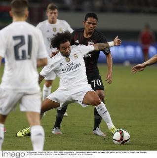 Pre-season friendly match between Real Madrid and AC Milan. In this picture, Marcelo. xFOTOxCHEMAxREYx