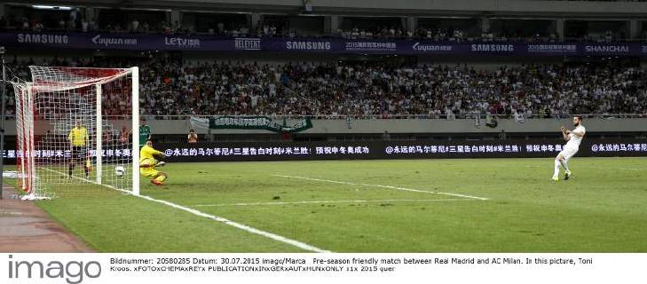 Pre-season friendly match between Real Madrid and AC Milan. In this picture, Toni Kroos. xFOTOxCHEMAxREYx