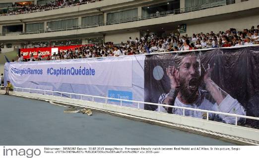 Pre-season friendly match between Real Madrid and AC Milan. In this picture, Sergio Ramos. xFOTOxCHEMAxREYx