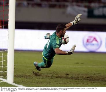 Pre-season friendly match between Real Madrid and AC Milan. In this picture, Kiko Casilla. xFOTOxCHEMAxREYx