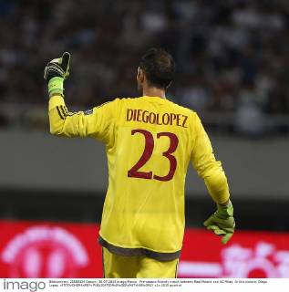 Pre-season friendly match between Real Madrid and AC Milan. In this picture, Diego Lopez. xFOTOxCHEMAxREYx