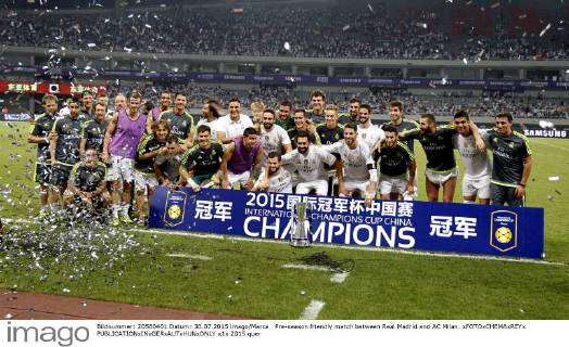 Pre-season friendly match between Real Madrid and AC Milan. xFOTOxCHEMAxREYx