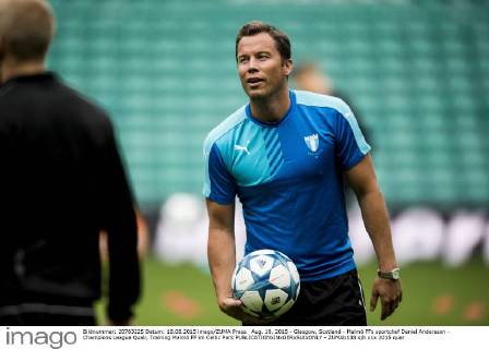 Aug. 18, 2015 - Glasgow, Scotland - Malmö FFs sportchef Daniel Andersson - Champions League Quali, Training Malmö FF im Celtic Park - ZUMAb138