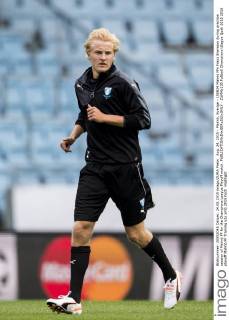 Aug. 24, 2015 - Malmö, Sverige - 150824 Malmö FFs Franz Brorsson during practice session of Malmö FF for the Champions League Playoff match.  - ZUMAb138