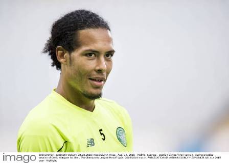 Aug. 24, 2015 - Malmö, Sverige - 150824 Celtics Virgil van Dijk during practice session of Celtic Glasgow for the UEFA Champions League Playoff Quali 2015 2016 match. - ZUMAb138