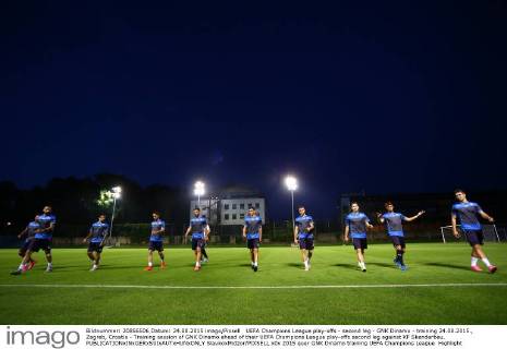 UEFA Champions League play-offs - second leg - GNK Dinamo - training 24.08.2015., Zagreb, Croatia - Training session of GNK Dinamo ahead of their UEFA Champions League play-offs second leg against KF Skenderbeu.  SlavkoxMidzor PIXSELL