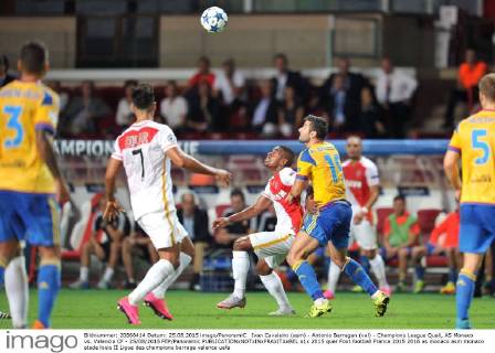 Ivan Cavaleiro (asm) - Antonio Barragan (val) - Champions League Quali, AS Monaco vs. Valencia CF - 25 08 2015 FEP Panoramic