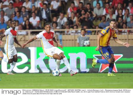 ANTHONY MARTIAL (asm) - Antonio Barragan (val) - Champions League Quali, AS Monaco vs. Valencia CF - 25 08 2015 FEP Panoramic