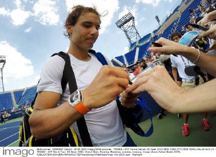 TENNIS - ATP Tennis Herren US Open 2015 NEW YORK CITY,NEW YORK,USA,29.AUG.15 - TENNIS - ATP World Tour, US Open 2015, Grand Slam, Flushing Meadows, preview, training. Image shows Rafael Nadal (ESP). GEPAxpictures xMatthiasxHauer