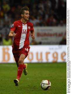 04.09.2015, xjhx, Fussball EM Quali 2016, Deutschland - Polen, emspor, v.l. Pawel Olkowski (Polen) FREISTELLER