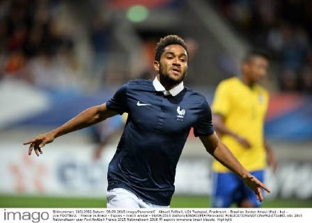 Aktuell Fußball, U21 Testspiel, Frankreich - Brasilien Jordan Amavi (fra) - but - joie FOOTBALL : France vs Bresil - Espoirs - match amical - 08 09 2015 AnthonyBIBARD FEP Panoramic 