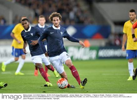 Adrien Rabiot (fra) FOOTBALL : France vs Brasil - Football - firendly match - 08 09 2015 AnthonyBIBARD FEP Panoramic 