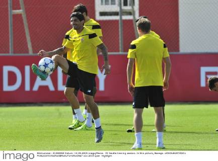 FC Sevilla training session. In this picture, Banega. xKIKOxHURTADOx 