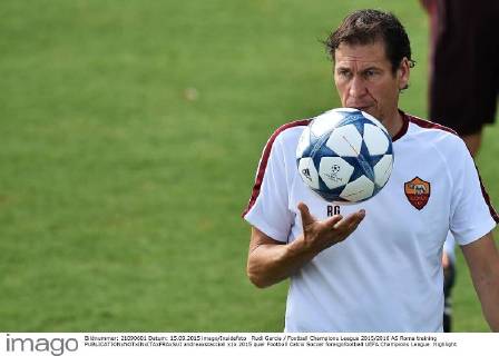 Rudi Garcia Football Champions League 2015 2016 AS Roma training andreaxstaccioli
