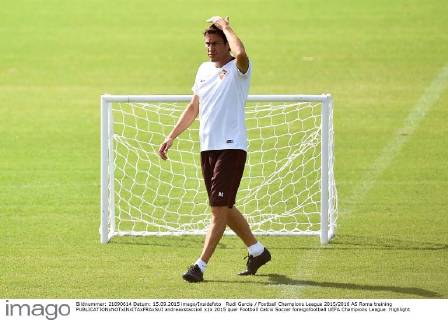 Rudi Garcia Football Champions League 2015 2016 AS Roma training andreaxstaccioli