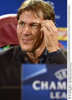 Rudi Garcia Roma 15-09-2015 Trigoria ( Roma ) Football Calcio Champions League 2015 2016 AS Roma press conference PK Pressekonferenz andreaxstaccioli