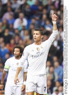 Sept. 15, 2015 - Madrid, Spain - Cristiano Ronaldo (forward, Real Madrid F.C.) in action during the UEFA Champions League match between Real Madrid and FC Shakhtar Donetsk at Santiago Bernabeu on September 15, 2015 in Madrid Real Madrid vs FC Shakhtar Donetsk. UEFA Champions League. - ZUMAg15_