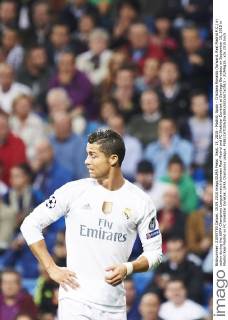 Sept. 15, 2015 - Madrid, Spain - Cristiano Ronaldo (forward, Real Madrid F.C.) in action during the UEFA Champions League match between Real Madrid and FC Shakhtar Donetsk at Santiago Bernabeu on September 15, 2015 in Madrid Real Madrid vs FC Shakhtar Donetsk. UEFA Champions League. - ZUMAg15_