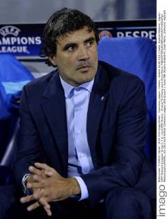 Champions League - Dinamo - Arsenal 16.09.2015.,Croatia, stadium Maksimir, Zagreb - UEFA Champions League, Group F, 1 st. round GNK Dinamo - Arsenal FC.Dinamo coach Zoran Mamic  MarkoxLukunic PIXSELL