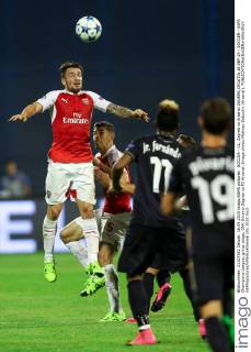 SOCCER - CL, Zagreb vs Arsenal ZAGREB,CROATIA,16.SEP.15 - SOCCER - UEFA Champions League, group stage, GNK Dinamo Zagreb vs FC Arsenal. Image shows Mathieu Debuchy (Arsenal). GEPAxpictures xMaticxKlansek