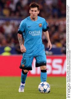 Lionel Messi Barcelona. Roma 16-09-2015 Stadio Olimpico Football Calcio Champions League 2015 2016 Group Stage - Group, AS Roma vs. FC Barcelona Barca AntoxBaldassarre