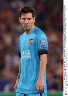 Lionel Messi Barcelona. Roma 16-09-2015 Stadio Olimpico Football Calcio Champions League 2015 2016 Group Stage - Group, AS Roma vs. FC Barcelona Barca AntoxBaldassarre