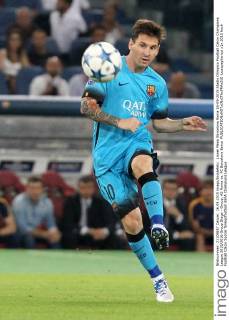 Lionel Messi Barcelona Roma 16-09-2015 Stadio Olimpico Football Calcio Champions League 2015 2016 Group Stage - Group, AS Roma vs. FC Barcelona Barca lucaxpagliaricci