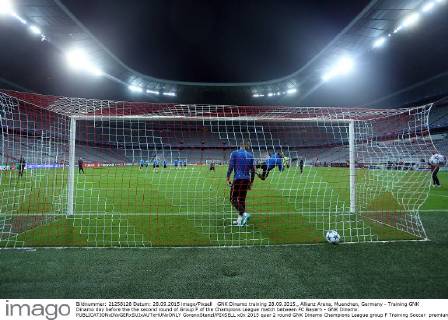 GNK Dinamo training 28.09.2015., Allianz Arena, Muenchen, Germany - Training GNK Dinamo day before the the second round of Group F of the Champions League match between FC Bayern - GNK Dinamo. GoranxStanzl PIXSELL