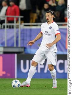 Lviv, 30.09.2015 - UEFA Champions League 2015 2016 - Shakhtar Donezk vs Paris St Germain - ZLATAN IBRAHIMOVIC SYLWETKA - 20150930PF_RO0958
