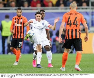 Lviv, 30.09.2015 - UEFA Champions League 2015 2016 - Shakhtar Donezk vs Paris St Germain - EDINSON CAVANI - 20150930PF_RO0993