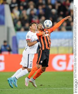 Lviv, 30.09.2015 - UEFA Champions League 2015 2016 - Shakhtar Donezk vs Paris St Germain - THIAGO SILVA ALEX TEIXEIRA - 20150930PF_RO1023