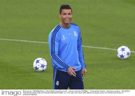 Cristiano Ronaldo FOOTBALL : Training Real Madrid - Champions League - 20 10 2015 GwendolineLeGoffx 
