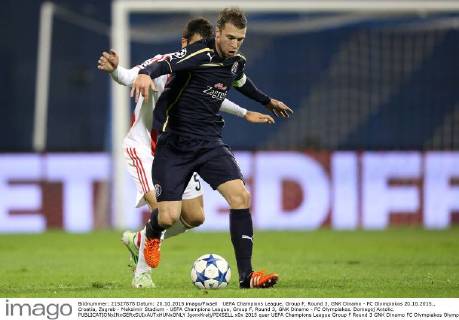 UEFA Champions League, Group F, Round 3, GNK Dinamo - FC Olympiakos 20.10.2015., Croatia, Zagreb - Maksimir Stadium - UEFA Champions League, Group F, Round 3, GNK Dinamo - FC Olympiakos. Domagoj Antolic.  IgorxKralj PIXSELL