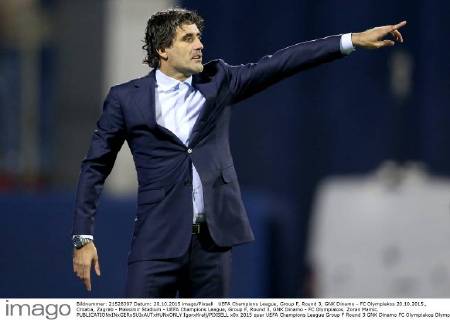 UEFA Champions League, Group F, Round 3, GNK Dinamo - FC Olympiakos 20.10.2015., Croatia, Zagreb - Maksimir Stadium - UEFA Champions League, Group F, Round 3, GNK Dinamo - FC Olympiakos. Zoran Mamic. IgorxKralj PIXSELL