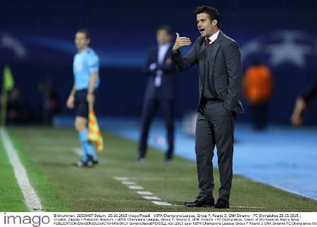 UEFA Champions League, Group F, Round 3, GNK Dinamo - FC Olympiakos 20.10.2015., Croatia, Zagreb - Maksimir Stadium - UEFA Champions League, Group F, Round 3, GNK Dinamo - FC Olympiakos. Coach of Olympiacos Marco Silva. GoranxStanzl PIXSELL