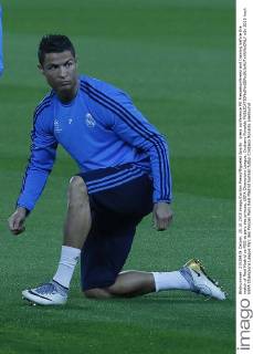 press conference PK Pressekonferenz and training before the match of Real Madrid vs PSG at parc des princes, UEFA Champions League, Cristiano Ronaldo 