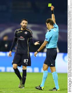 UEFA Champions League, Group F, Round 3, GNK Dinamo - FC Olympiakos 20.10.2015., Croatia, Zagreb - Maksimir Stadium - UEFA Champions League, Group F, Round 3, GNK Dinamo - FC Olympiakos. Jeremy Taravel, Paolo Tagliavento.  SlavkoxMidzor PIXSELL