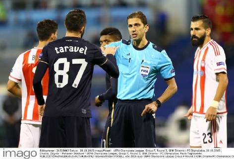 UEFA Champions League, Group F, Round 3, GNK Dinamo - FC Olympiakos 20.10.2015., Croatia, Zagreb - Maksimir Stadium - UEFA Champions League, Group F, Round 3, GNK Dinamo - FC Olympiakos. Paolo Tagliavento.  SlavkoxMidzor PIXSELL