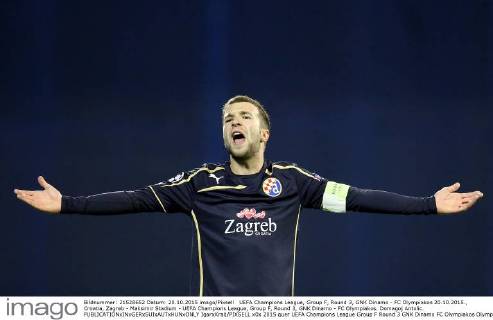 UEFA Champions League, Group F, Round 3, GNK Dinamo - FC Olympiakos 20.10.2015., Croatia, Zagreb - Maksimir Stadium - UEFA Champions League, Group F, Round 3, GNK Dinamo - FC Olympiakos. Domagoj Antolic.  IgorxKralj PIXSELL