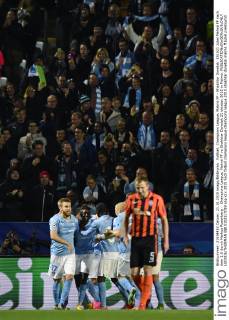 Fußball, Champions League, Malmö FF - Shakhtar Donetsk 151021 Jubel Malmö FF nach dem 1:0 durch Markus Rosenberg - Champions League, Malmö FF vs Shakhtar Donetsk 21 oktober 2015 in Malmö.  LUDVIGxTHUNMAN BB151021LT019