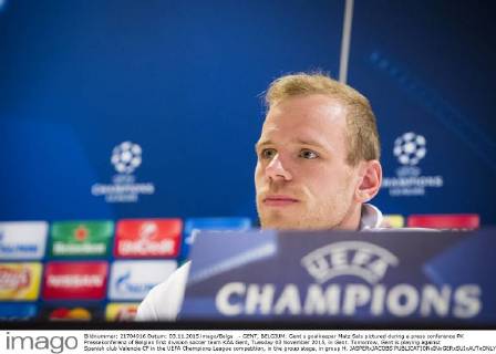- GENT, BELGIUM: Gent s goalkeeper Matz Sels pictured during a press conference PK Pressekonferenz of Belgian first division soccer team KAA Gent, Tuesday 03 November 2015, in Gent. Tomorrow, Gent is playing against Spanish club Valencia CF in the UEFA Champions League competition, in the group stage, in group H. JASPERxJACOBS  x04732802x