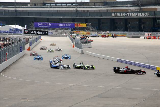 ePrix auf dem Tempelhofer Feld - Formel E in Berlin Tempelhof