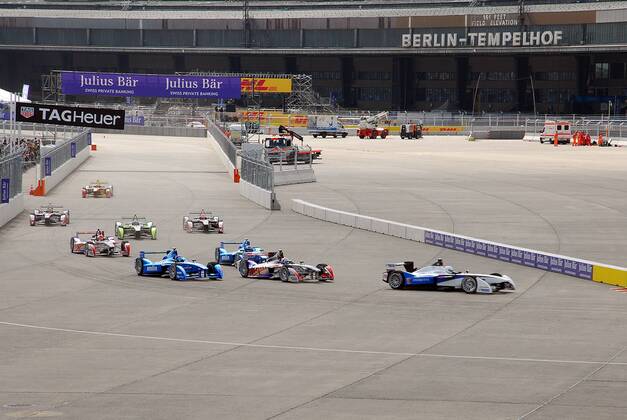 ePrix auf dem Tempelhofer Feld - Formel E in Berlin Tempelhof