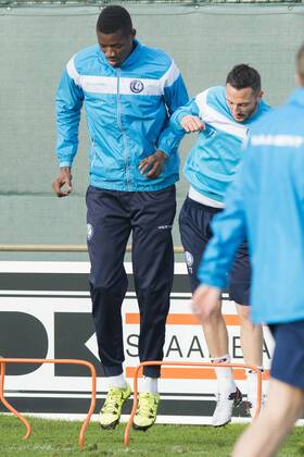 - GENT, BELGIUM: Gent s Kalifa Coulibaly and Gent s Danijel Milicevic pictured in action during a training session of Belgian first division soccer team KAA Gent, Tuesday 08 December 2015, in Gent. Tomorrow, Gent is playing against Russian club Zenit St Petersburg in the UEFA Champions League competition, on the sixth and last day in the group stage, in group H. JASPERxJACOBS  x04753783x