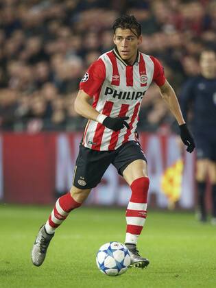 Hector Moreno of PSV during the UEFA Champions League match between PSV Eindhoven and CSKA Moscow on December 8, 2015 at the Philips stadium in Eindhoven, The Netherlands. PSV v CSKA Moscow UEFA Champions League 2015 2016 xVIxxIVx 4678165
