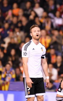 Valencia s Shkodran Mustafi during Champions league match. December 9, 2015.  (2015120922)