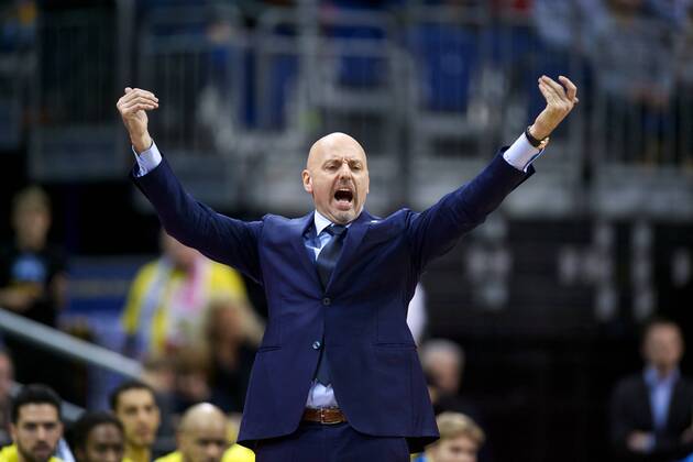 Basketball Berlin 23.01.2016 Pokal Qualifikation Saison 2015 2016 Alba Berlin - s.Oliver Baskets Würzburg Sasa Obradovic (Alba Berlin, Trainer)