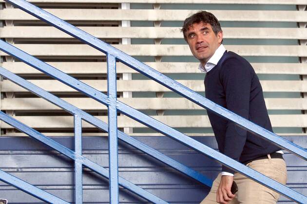 GNK Dinamo press conference PK Pressekonferenz 09.02.2016., Croatia, Zagreb - Arrival of members of GNK Dinamo in the premises of the club for the scheduled press conference. Zoran Mamic. ZeljkoxLukunic PIXSELL